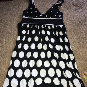 Black and white dress